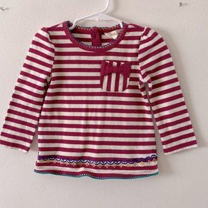 girls striped shirt